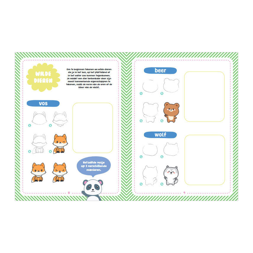 Dessin kawaii des éditeurs Rebo - animaux