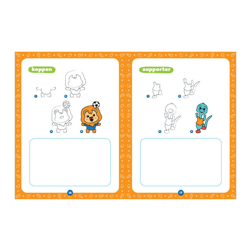 Kawaii dessin football 6+