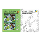 Cahier d'activités jungle des éditeurs Rebo - 1000 autocollants