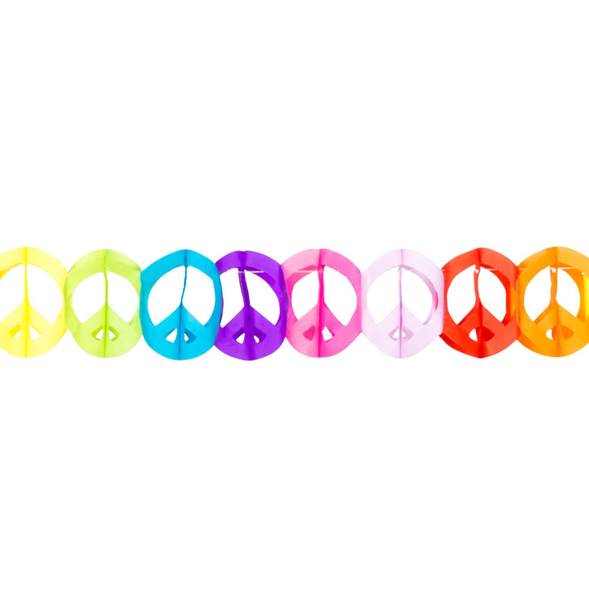 Guirlande de papier Boland peace 4 m