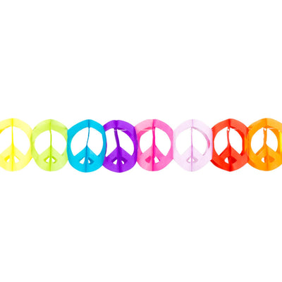 Guirlande de papier Boland peace 4 m