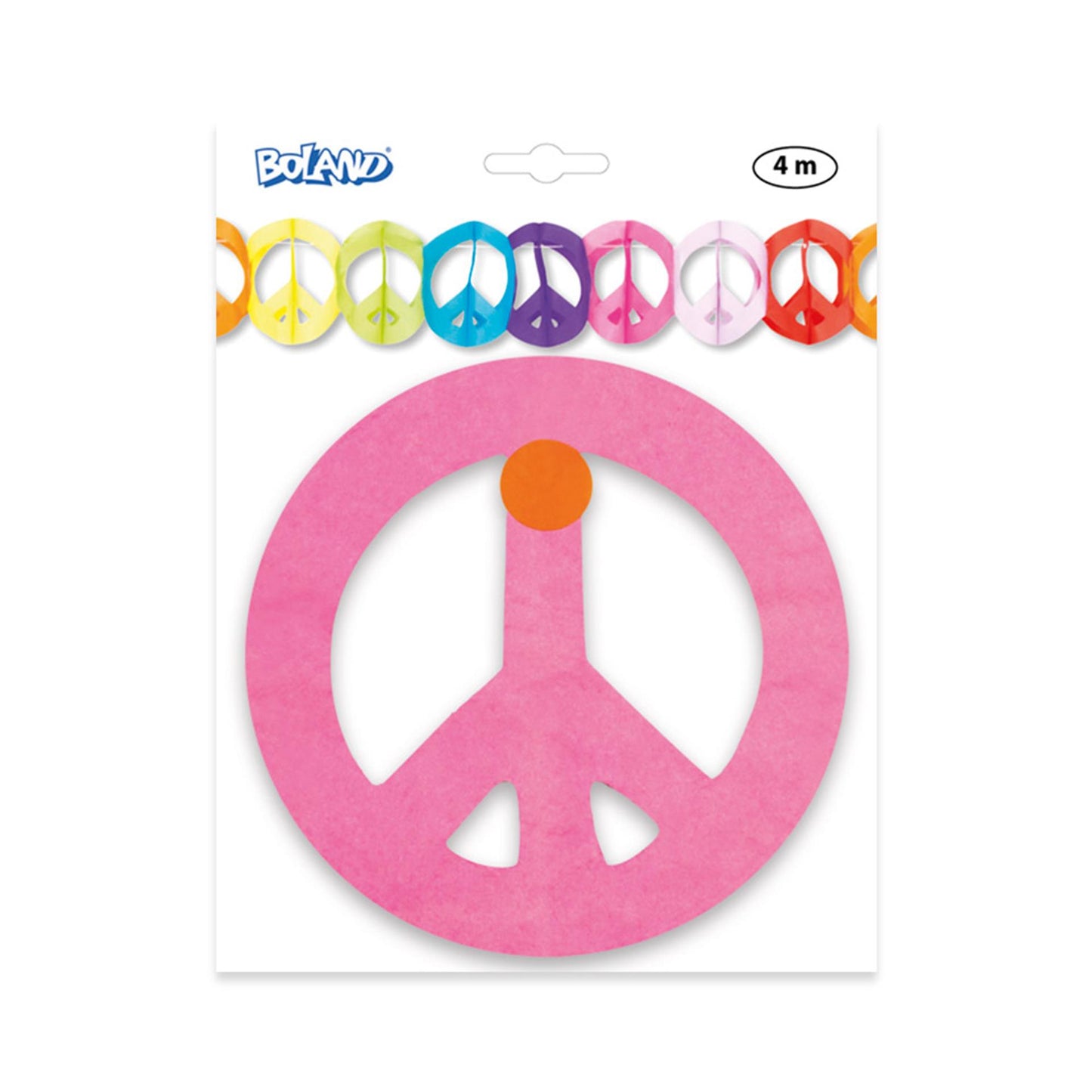 Guirlande de papier Boland peace 4 m