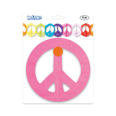 Guirlande de papier Boland peace 4 m