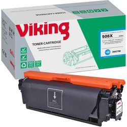 Cartouche de toner viking 508x compatible hp cyan