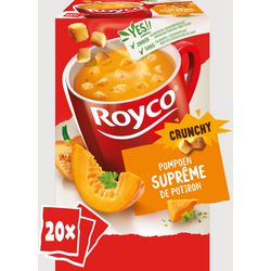 Soupe minute suprême de citrouille royco