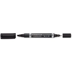 Marqueur permanent staedtler lumicolor permanent duo 348 noir