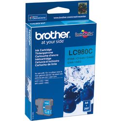 Cartouche d'encre frère lc980c cyan