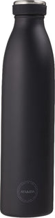 Aya ida - gourde - thermos - bouteille d'eau - 750ml - noir mat