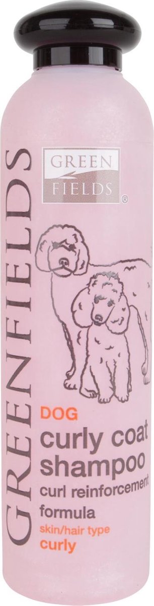Greenfields - shampooing pour chien - 270 ml - pour pelage bouclé - volume supplémentaire et bonne peignabilité