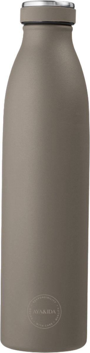 Aya ida - gourde - thermos - bouteille d'eau - 750ml - bois flotté