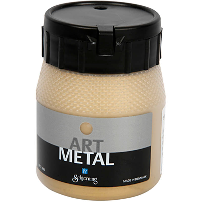 Schjerning hobby peinture métallisée, or clair (5102), 250 ml 1 bouteille