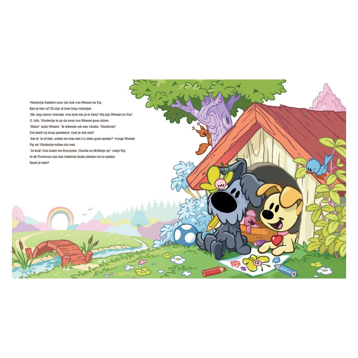 Wezel pip bienvenue dans le jardin magique