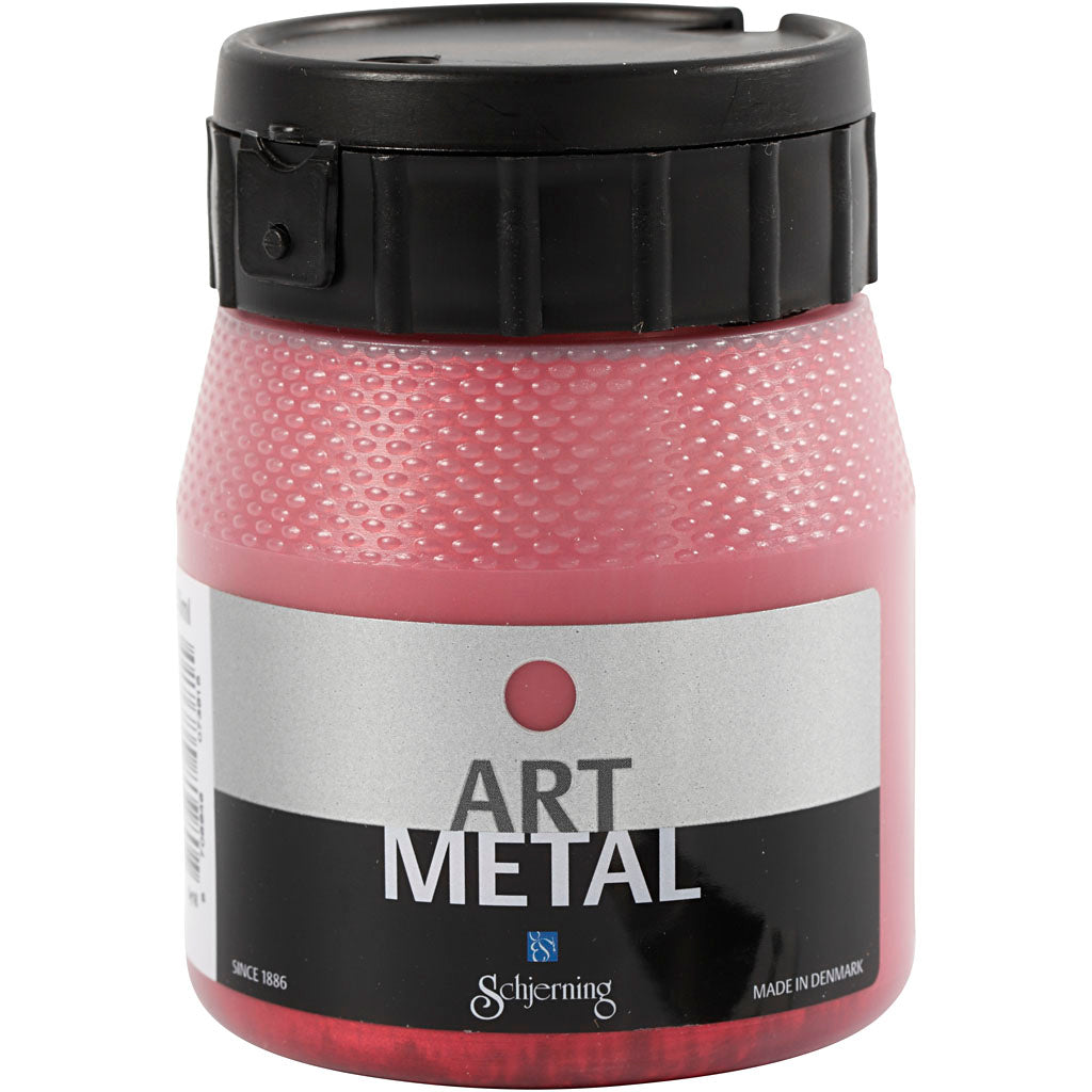 Schjerning hobby peinture métallisée, rouge lave (5112), 250 ml 1 bouteille