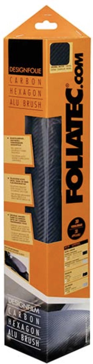Foliatec cockpit design foil ultra carbone noir structuré 50x50cm