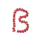 Guirlande de fleurs de basilic - brin de fleurs - fuchsia