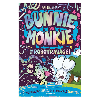 Groupe d'éditeurs Gottmer Bunnie vs Monkie et les ravages du robot
