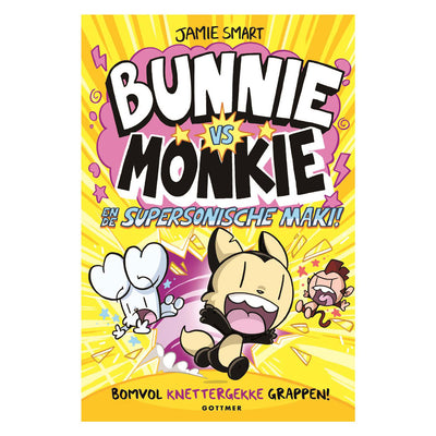 Groupe d'éditeurs Gottmer Bunnie vs Monkie et le lémurien supersonique !