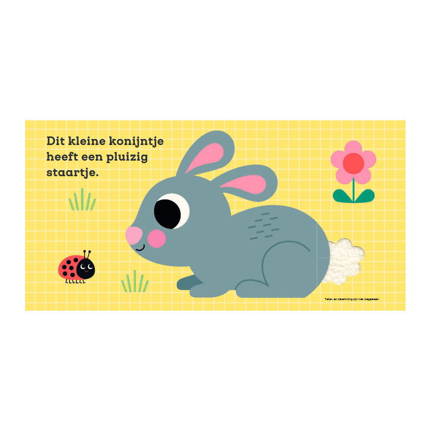 Livre tactile du groupe des éditeurs Gottmer : ce petit lapin 1+