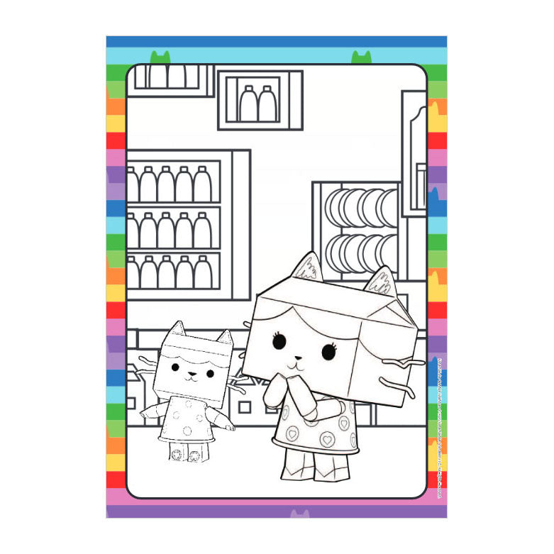 Livre de coloriage du groupe des éditeurs Gottmer: coloriez avec Gabby 4+
