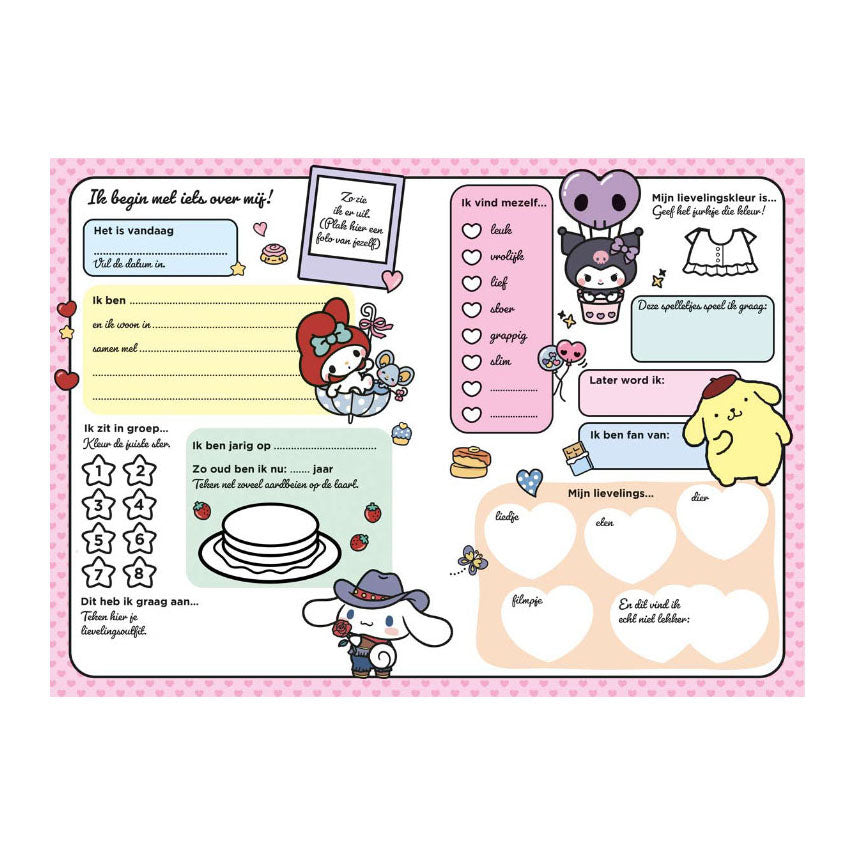 Hello Kitty Cinnamoroll Friends - Livre d'amis
