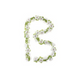 Guirlande de Basilic Roses - brin de fleurs - blanc