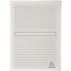 Dossier de tri exacompta 50110e avec fenêtre a4 carton blanc