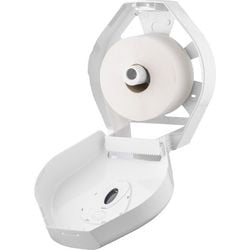 Porte-rouleau papier toilette jumbo maxi blanc