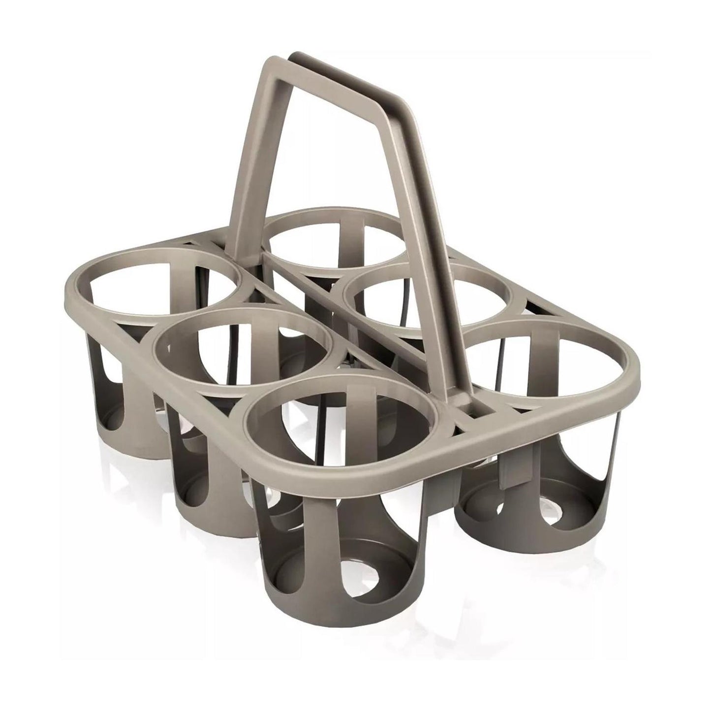 Porte-bouteilles Eda taupe pour 6 bouteilles