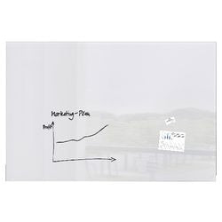Tableau magnétique en verre artverum gl230 sigel 180x120cm blanc