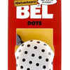 Nv ding dong appelez 60 mm dots blanc avec carte de point noir