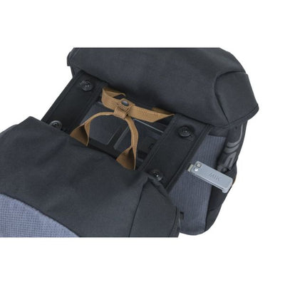 Sac à vélo de basilic Double miles noirs Mik 32L