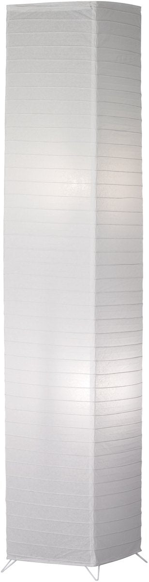 Rl live your light reality bambou - lampadaire - blanc - excl. 2x E27 4,9 W - interrupteur au pied - réglable en hauteur