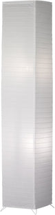 Rl live your light reality bambou - lampadaire - blanc - excl. 2x E27 4,9 W - interrupteur au pied - réglable en hauteur