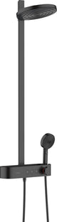 Hansgrohe pulsify s showerpipe 2jet mt tablette de douche select 400 noir mat