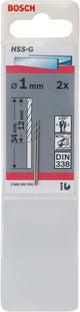 Bosch - forets à métaux hss-g, standard 1 x 12 x 34 mm