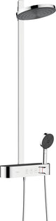 Hansgrohe Pulsify S Showerpipe 2jet avec tablette de douche Select 400 Chromé