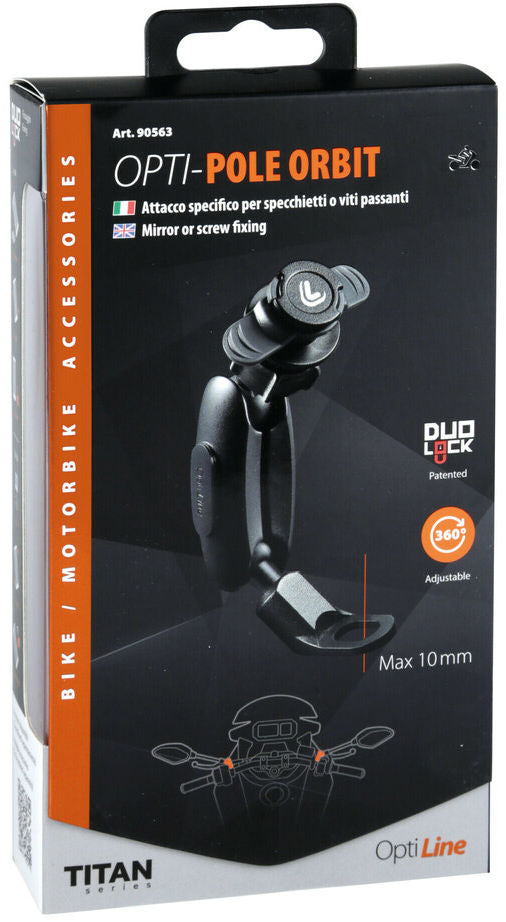 Support Lampa Opti-Pole Orbit pour montage miroir ou vis