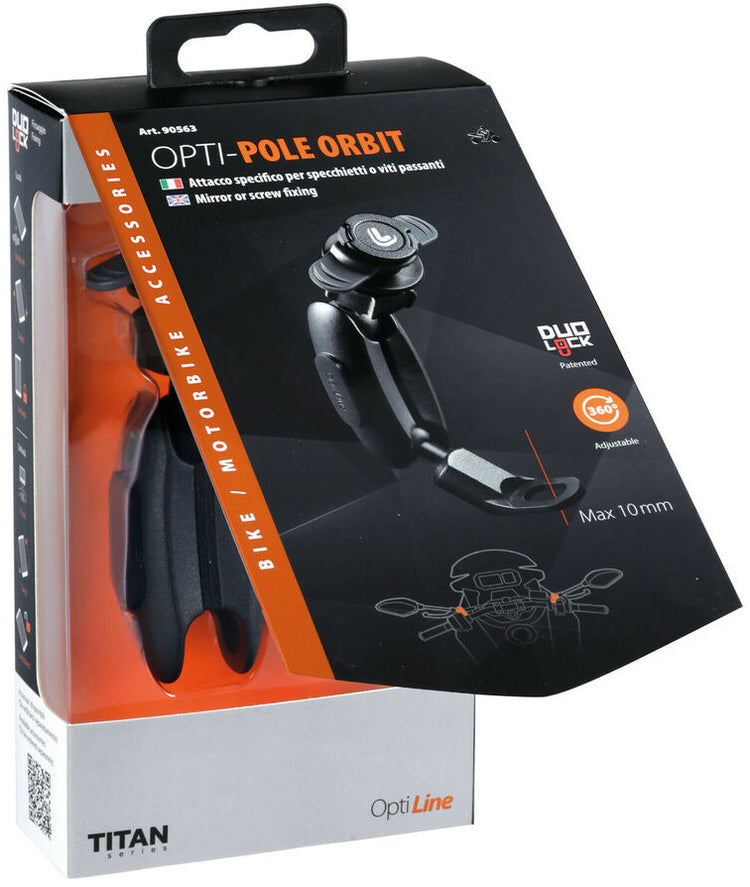 Support Lampa Opti-Pole Orbit pour montage miroir ou vis