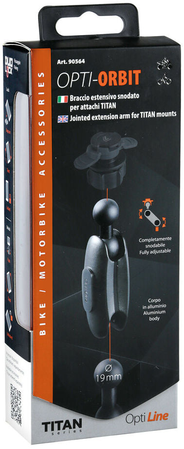 Bras d'extension opti-orbite avec balles en caoutchouc