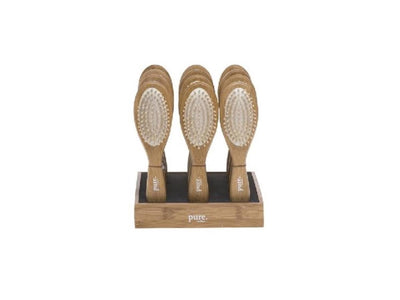 Source balance brosse à cheveux en bambou 24cm pur