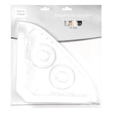 Douceur d'intérieur porte-savon modèle d'angle plastique blanc - afbeelding 1