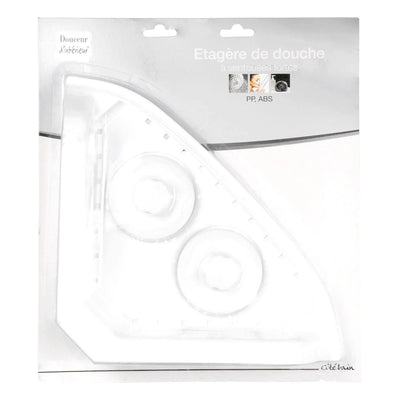 Douceur d'intérieur porte-savon modèle d'angle plastique blanc