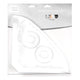 Douceur d'intérieur porte-savon modèle d'angle plastique blanc