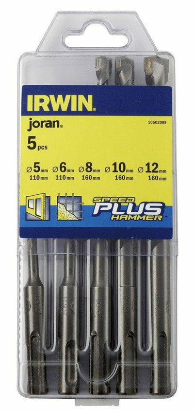 Jeu de forets à percussion Irwin sds-plus - 5 pièces