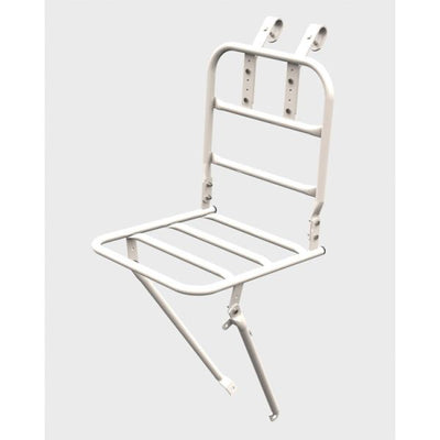 Porte-bagages avant Steco Transport 26 28 - 30 x 30 cm - blanc