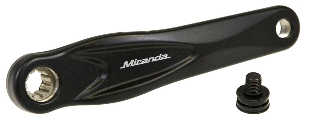 Miranda Crank a quitté 170 mm Mini Isis 3 Matt Black