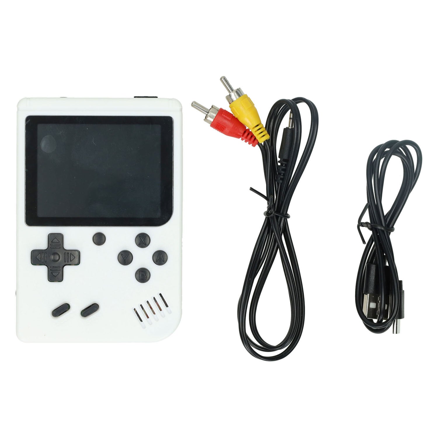 Gamebox - console de jeu portable avec 200 jeux - blanc