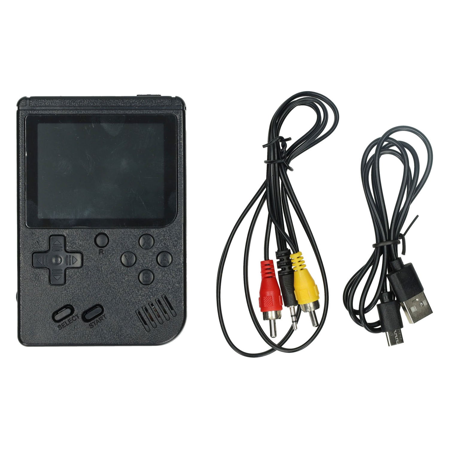 Gamebox - console de jeu portable avec 200 jeux - noir