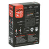 Gamebox - console de jeu portable avec 200 jeux - noir