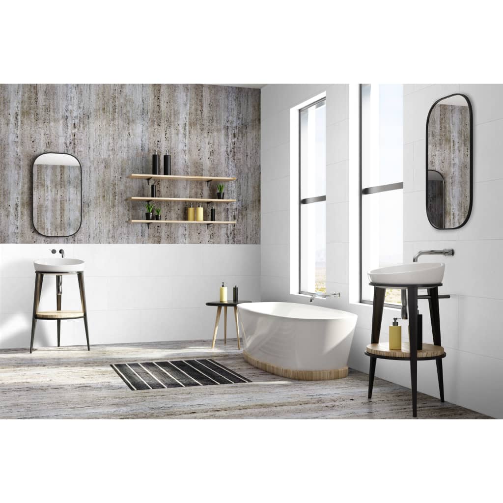 Grosfillex Grosfillex 11 stal carreaux de mur Gx mur + pierre 30x60 cm blanc